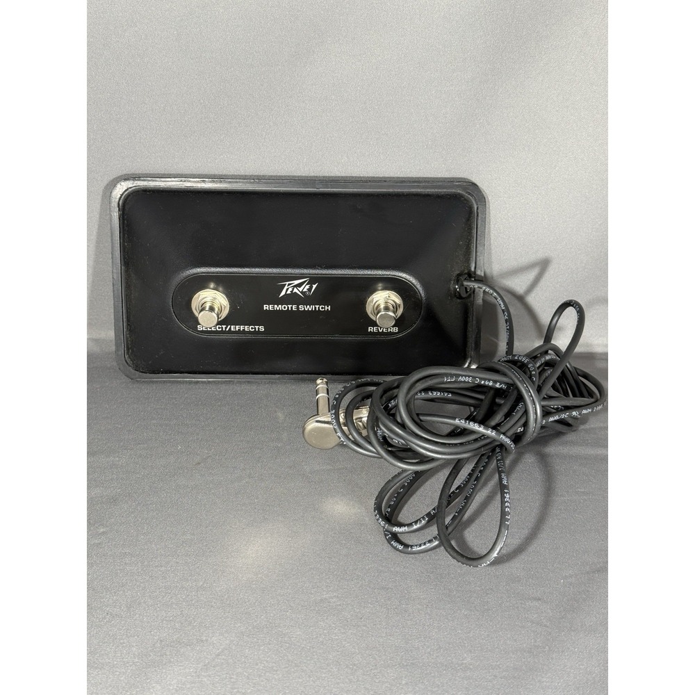 Peavey Remote Switch Footswitch Select & Effects for Guitar Amplifier